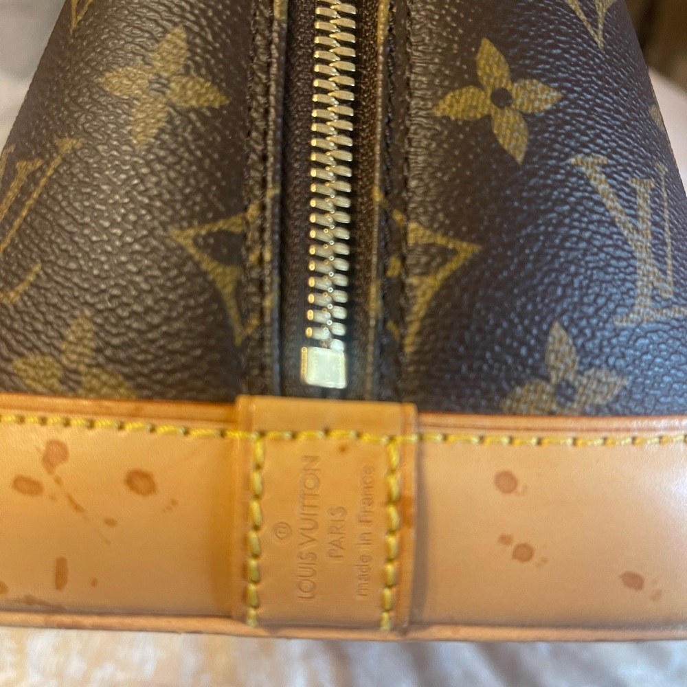 Louis Vuitton Alma Pm Monogram Black Handbag - Picture 2 of 8